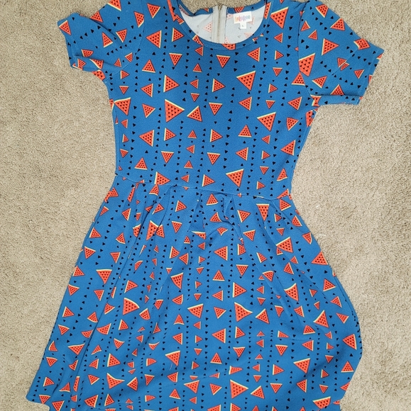Lularoe Large Watermelon Dress 